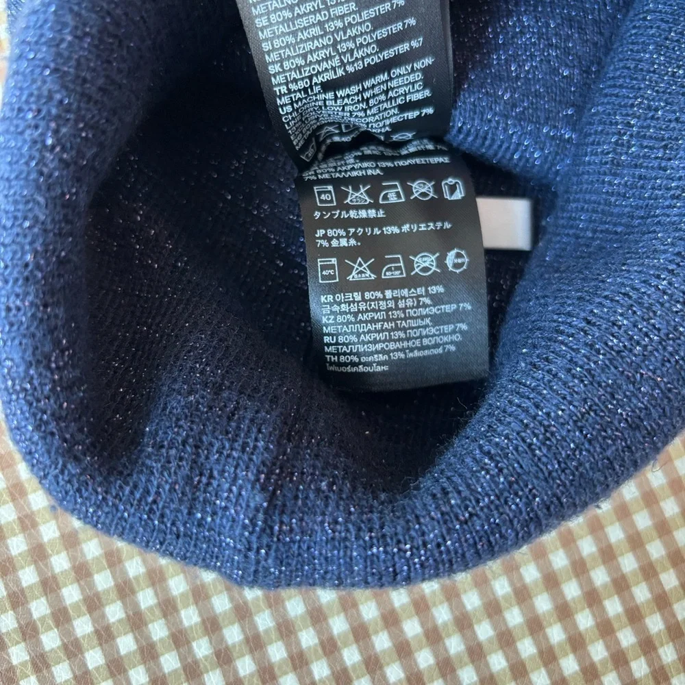 Disney‎ Star Wars H&M Beanie Winter Knit Hat Glitter Girl 12-14 Yr